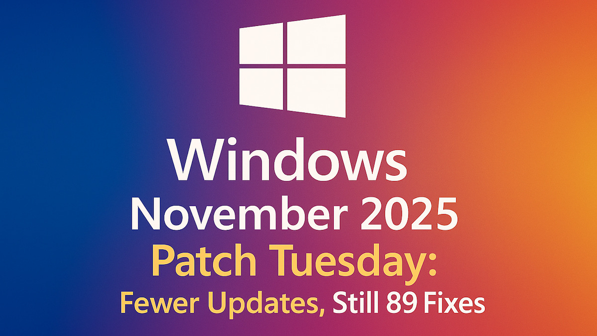 Windows November 2025 Patch Tuesday